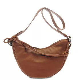    Dámska kožená dizajnová kabelka cez rameno Giudi Simona, Vacchetta 38 × 31 cm