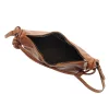  Dámska kožená dizajnová kabelka cez rameno Giudi Simona, Vacchetta 38 × 31 cm