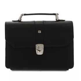    Dámska kožená taška cez rameno Giudi, Vacchetta, dvojitá priehradka na zips 24,5 × 18 cm