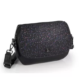  Čierna dámska kabelka Gabol Anni, taška cez rameno