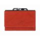  Greenburry: Dámska červená kožená peňaženka s rámom
