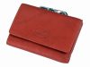  Greenburry: Dámska červená kožená peňaženka s rámom
