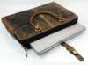 Starožitná kožená taška na notebook Giorgio Carelli, bočná taška