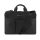  Giorgio Carelli unisex kožená taška na notebook čiernej farby, bočná taška