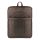  Pánsky tmavohnedý kožený batoh Giorgio Carelli