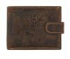  Poľovnícka pánska kožená peňaženka Giorgio Carelli s motívom jeleňa, RFID ochrana