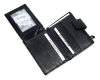  Čierny kožený držiak na karty Giorgio Carelli s RFID ochranou