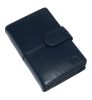  Dámska tmavomodrá kožená crossbody peňaženka Giorgio Carelli s RFID ochranou