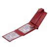  Dámska crossbody peňaženka z červenej kože Giorgio Carelli s RFID ochranou