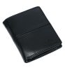  Čierny kožený držiak na karty Giorgio Carelli, peňaženka s RFID ochranou