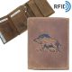  Pánska kožená peňaženka Giorgio Carelli hunter s motívom diviaka, RFID ochrana