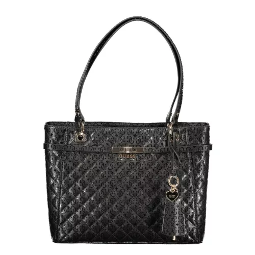  Dámska čierna kabelka Guess jeans 33 x 26 x 9 cm