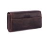  Kožená peňaženka GreenLand Nature tmavohnedá, čašník, kufrík na taxi 17,5 x 10 cm