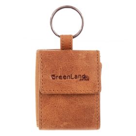    Mini kožená peňaženka GreenLand Light-Nature s krúžkom na kľúče 5,5 x 7,5 cm