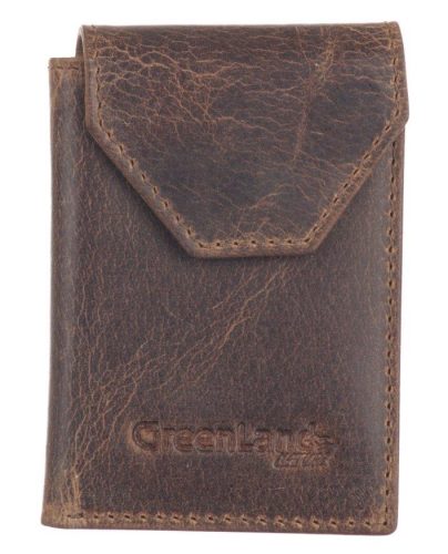  Mini kožená peňaženka GreenLand Nature s RFID ochranou 10 x 9,5 cm