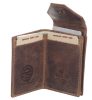  Mini kožená peňaženka GreenLand Nature s RFID ochranou 10 x 9,5 cm