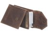  Mini kožená peňaženka GreenLand Nature s RFID ochranou 10 x 9,5 cm