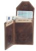  Mini kožená peňaženka GreenLand Nature s RFID ochranou 10 x 9,5 cm