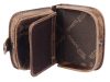 Mini kožená peňaženka GreenLand Nature s RFID ochranou 10 x 9,5 cm