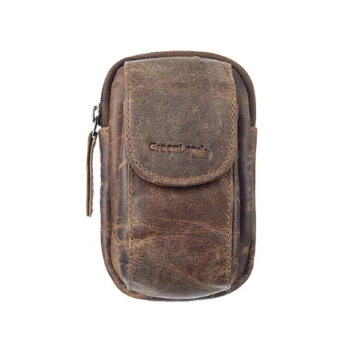  Mini kožená peňaženka GreenLand Nature s RFID ochranou 10 x 9,5 cm