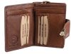  Mini kožená peňaženka GreenLand Nature s RFID ochranou 10 x 9,5 cm