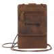  Mini kožená peňaženka GreenLand Nature s RFID ochranou 10 x 9,5 cm
