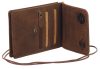  Mini kožená peňaženka GreenLand Nature s RFID ochranou 10 x 9,5 cm
