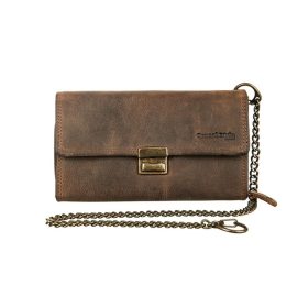    Kožená peňaženka GreenLand Montenegro, čašník, kufrík na taxi s RFID ochranou 17 x 11 cm