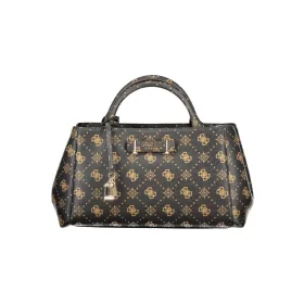    Dámska kabelka Guess tmavohnedej farby s bočným popruhom 34 x 18 x 11 cm