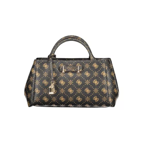  Dámska kabelka Guess tmavohnedej farby s bočným popruhom 34 x 18 x 11 cm