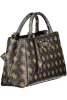  Dámska kabelka Guess tmavohnedej farby s bočným popruhom 34 x 18 x 11 cm