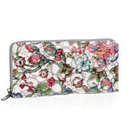    Dámska vzorovaná, lakovaná peňaženka GRosso RFID 20 × 10 cm