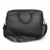  Čierna dámska taška na notebook Guess, taška cez rameno, kabelka 15,6"