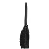  Karen Salomé čierna, dámska taška cez rameno z vláknitej kože, bočná taška