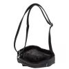  Karen Salomé čierna, dámska taška cez rameno z vláknitej kože, bočná taška