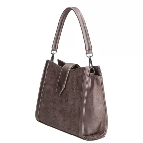    Karen Lena čierna, dámska kabelka z vláknitej kože, taška cez rameno