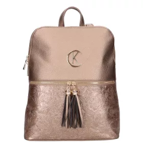    Karen Oliwia čierno-grafitová dámska vláknitá kožená kabelka, taška cez rameno