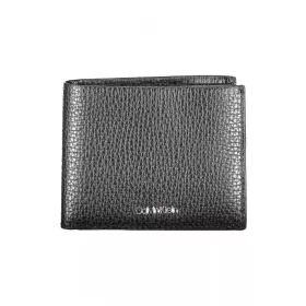    Calvin Klein čierna pánska kožená peňaženka 11 x 9 x 2 cm