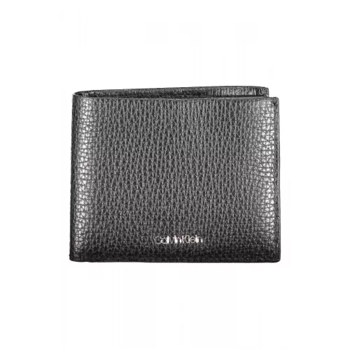  Calvin Klein čierna pánska kožená peňaženka 11 x 9 x 2 cm