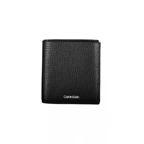  Calvin Klein čierna pánska kožená peňaženka 11 x 10 x 2 cm