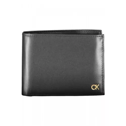  Calvin Klein čierna pánska kožená peňaženka 13 x 10 x 2 cm