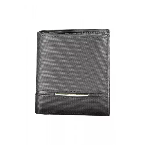  Calvin Klein čierna pánska kožená peňaženka 11 x 9 x 2 cm