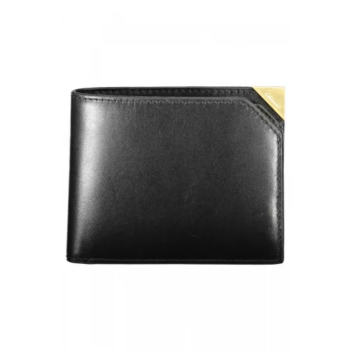  Calvin Klein čierna pánska kožená peňaženka 11 x 9 x 2 cm