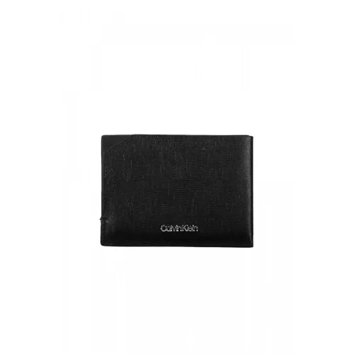  Pánska kožená peňaženka Calvin Klein čierna, puzdro na karty 11 x 8 x 1 cm