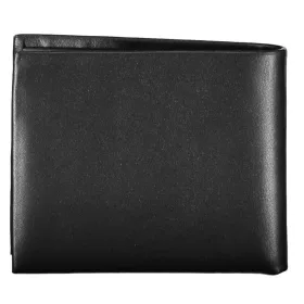    Čierna kožená peňaženka Calvin Klein, pánska RFID 12 x 9 cm