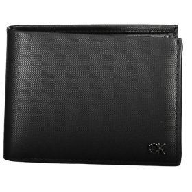    Kožená peňaženka Calvin Klein čierna, pánska RFID 13 x 10 cm