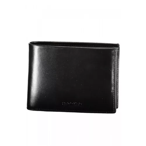  Calvin Klein čierna pánska kožená peňaženka 13 x 10 x 2 cm