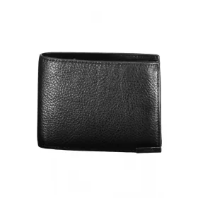    Calvin Klein čierna pánska kožená peňaženka 12 x 9 x 3 cm