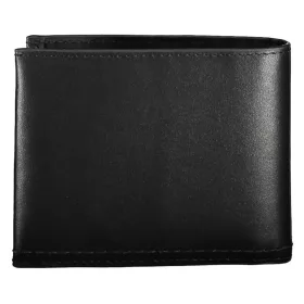    Čierna kožená peňaženka Calvin Klein, pánska RFID 11 x 9 cm