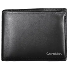    Kožená peňaženka Calvin Klein čierna, pánska RFID 13 x 10 cm